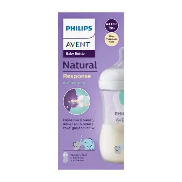 Philips Avent Fles Natural Response AirFree Olifant 260ml