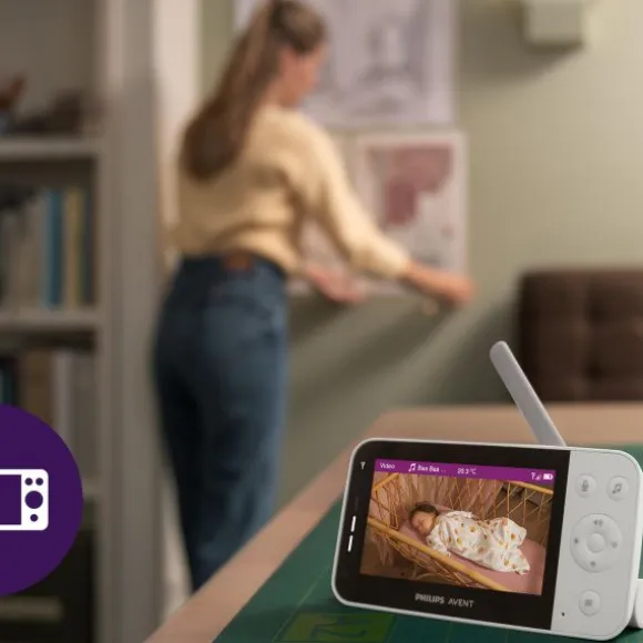 Philips Avent Verbonden Babymonitor - Silkwhite