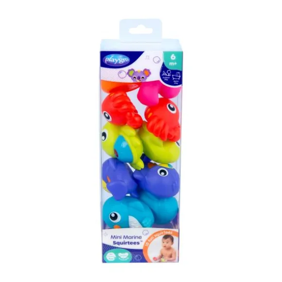 Playgro Badspeelgoed - Mini Marine Squirtees - 10 Stuks