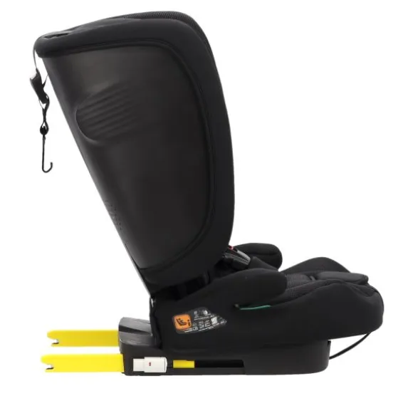 Puck autostoel JIM-black opvouwbaar Groep 1/2/3 (76-150 cm)