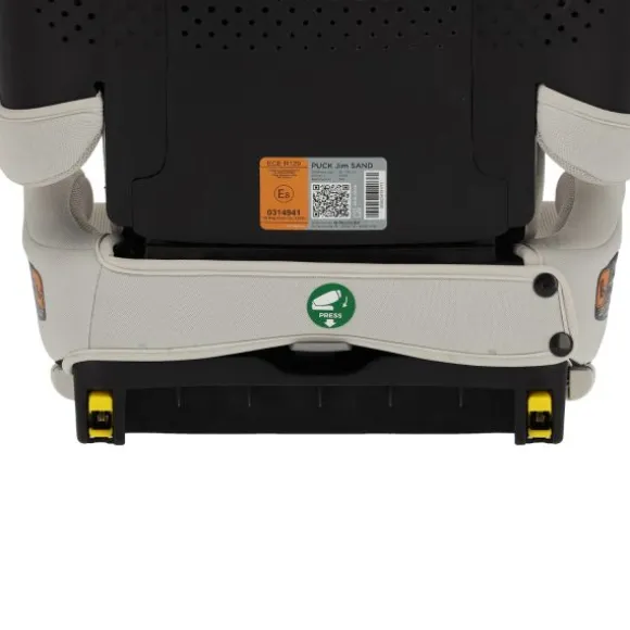 Puck autostoel JIM-black opvouwbaar Groep 1/2/3 (76-150 cm)