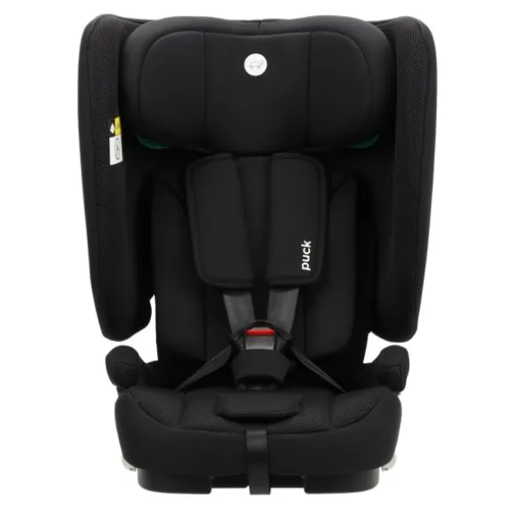 Puck autostoel JIM-black opvouwbaar Groep 1/2/3 (76-150 cm)