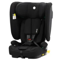Puck autostoel JIM-black opvouwbaar Groep 1/2/3 (76-150 cm)