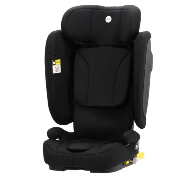 Puck autostoel JIM-black opvouwbaar Groep 1/2/3 (76-150 cm)