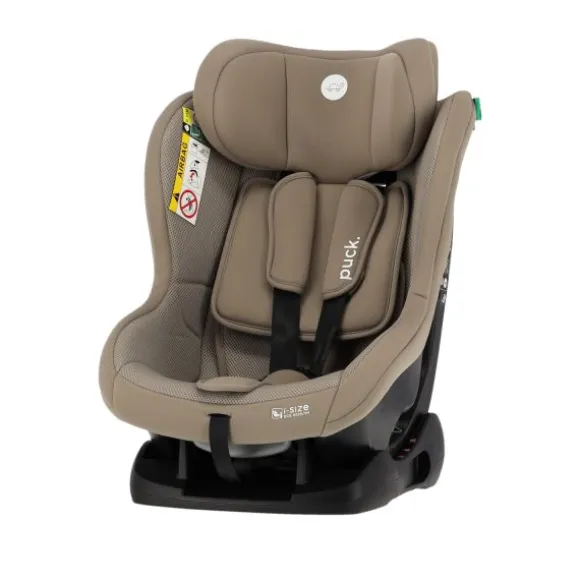 Puck autostoel Uno taupe (40-105cm) Gordelbevestiging
