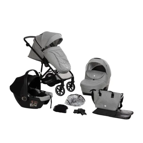 Puck Kinderwagen 3-in-1 Carl Grijs