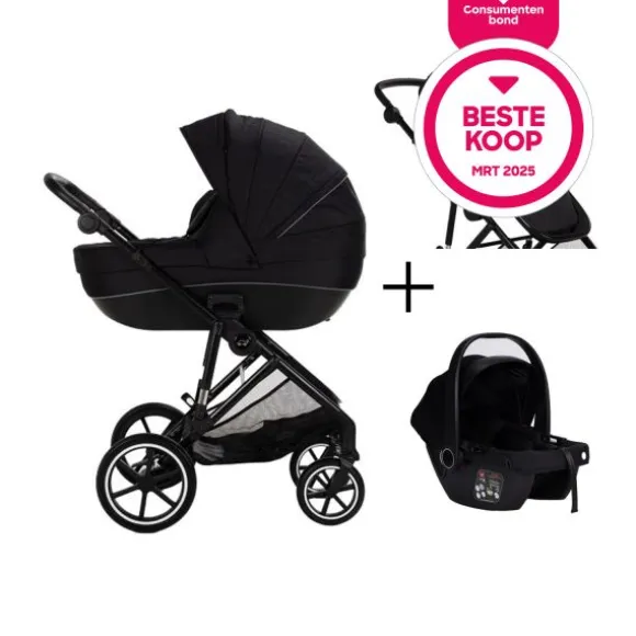 Puck Kinderwagen 3-in-1 Carl Grijs