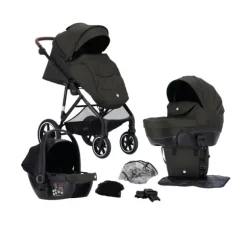 Puck Kinderwagen 3-in-1 Carl Grijs