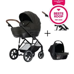 Puck Kinderwagen 3-in-1 Carl Grijs