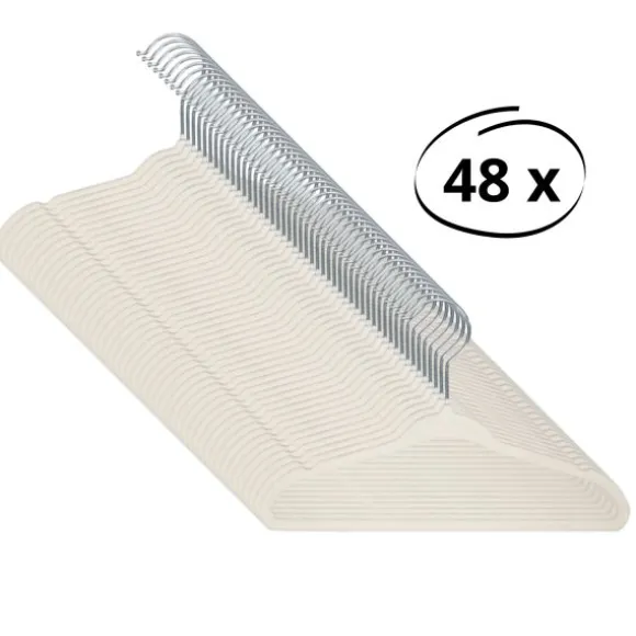 Puck Kledinghanger Metaal - Set van 6 - Zwart