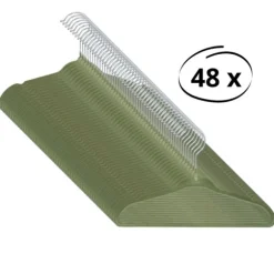 Puck Kledinghanger Velours Ecru (6 stuks)