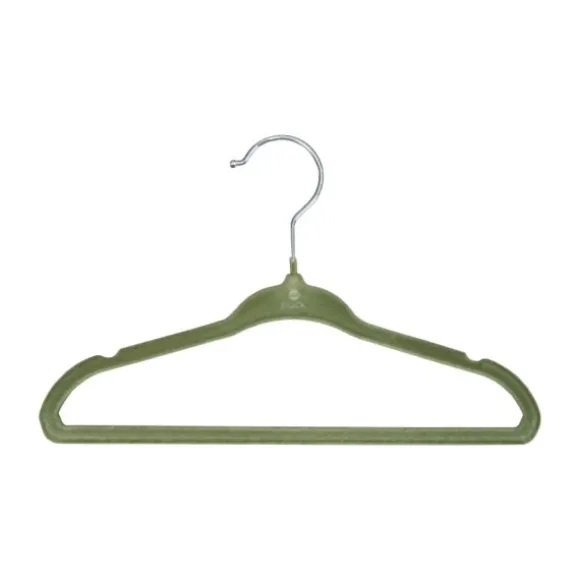 Puck Kledinghanger Velours Ecru (6 stuks)