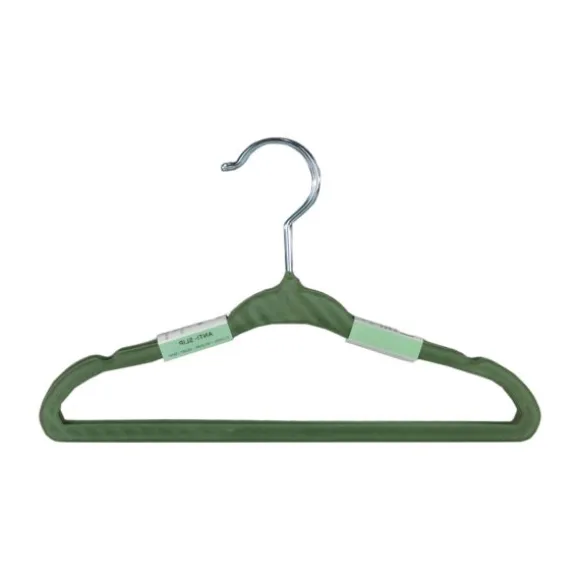 Puck Kledinghanger Velours Ecru (6 stuks)