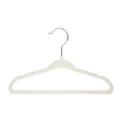 Puck Kledinghanger Velours Ecru (48 stuks)