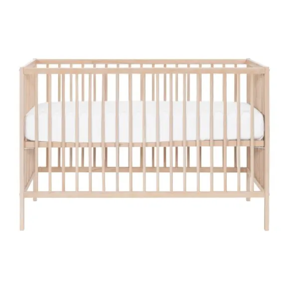Puck Ledikant Raw Beuken Natural 60x120 cm
