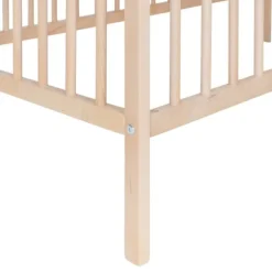 Puck Ledikant Raw Beuken Natural 60x120 cm