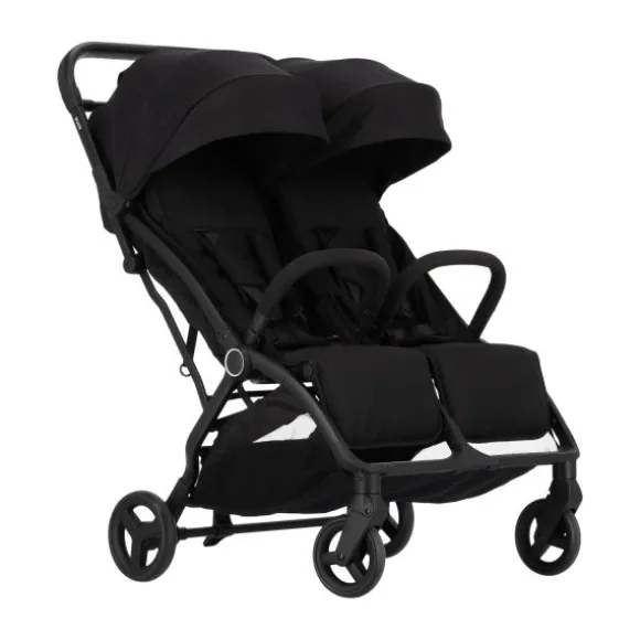 Puck tweeling compact buggy Nicky zwart