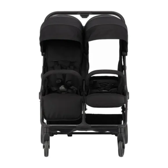 Puck tweeling compact buggy Nicky zwart