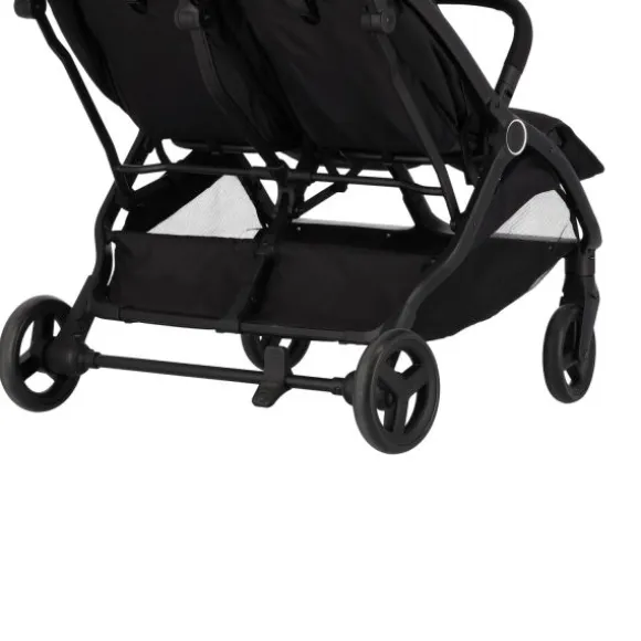 Puck tweeling compact buggy Nicky zwart