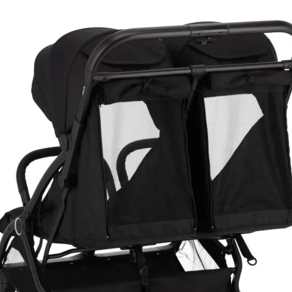 Puck tweeling compact buggy Nicky zwart