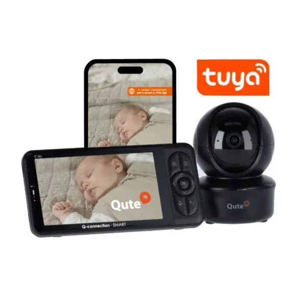 Qute Dualmode BeeldBabyfoon Q-Connection Smart Met Wifi-Tuya