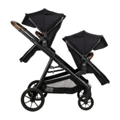Qute Duo Kinderwagen Q-Twin Jeans Zwart