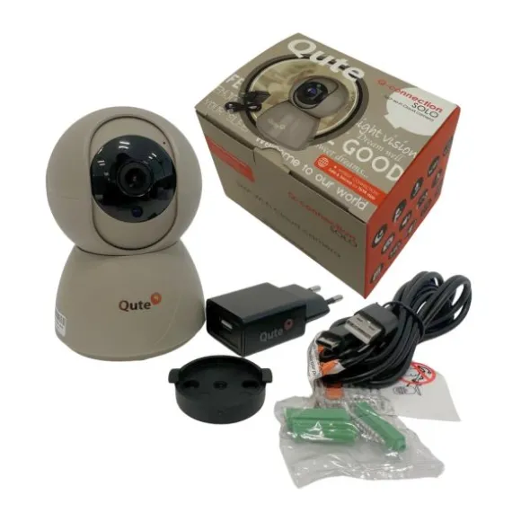 Qute Q-connection Solo zand - WIFI babycamera - Babyfoon