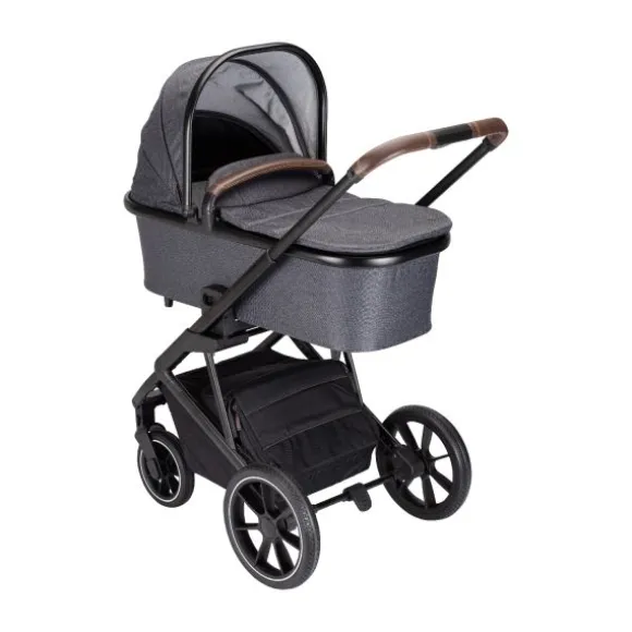 Qute Q-Rider Kinderwagen Zwart Frame/Steelblue