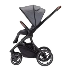 Qute Q-Rider Kinderwagen Zwart Frame/Steelblue