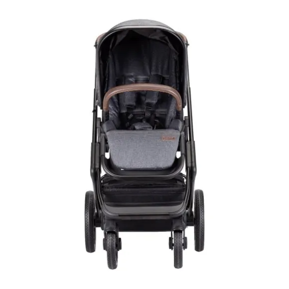 Qute Q-Rider Kinderwagen Zwart Frame/Steelblue