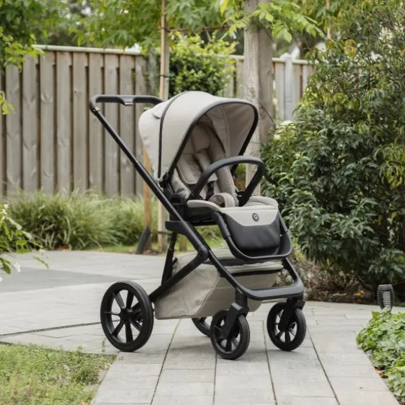Qute Q-Rider Plus Kinderwagen - Denim Blue | Kidsriver Curve Autostoel - Black