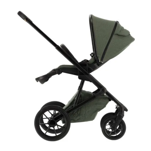 Qute Q-Rider Plus Kinderwagen - Denim Blue | Kidsriver Curve Autostoel - Black