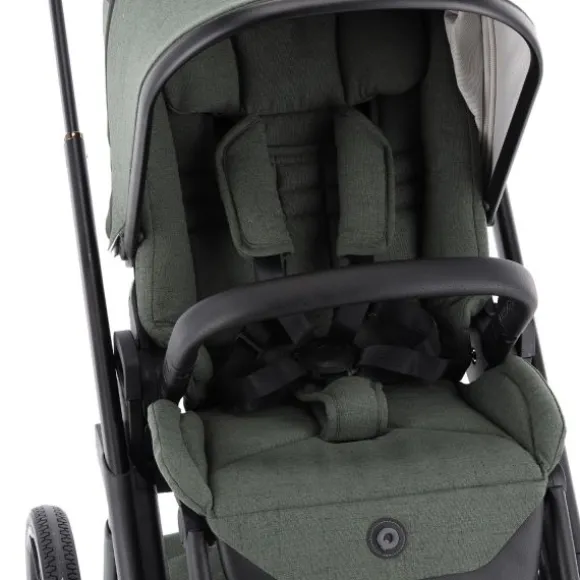 Qute Q-Rider Plus Kinderwagen - Denim Blue | Kidsriver Curve Autostoel - Black