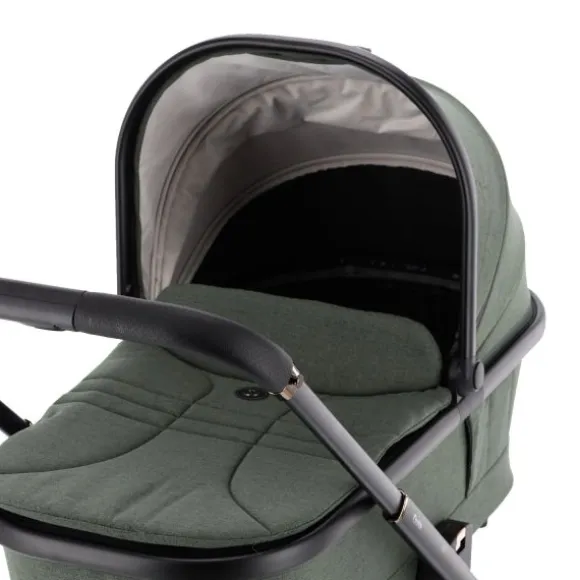 Qute Q-Rider Plus Kinderwagen - Denim Blue | Kidsriver Curve Autostoel - Black