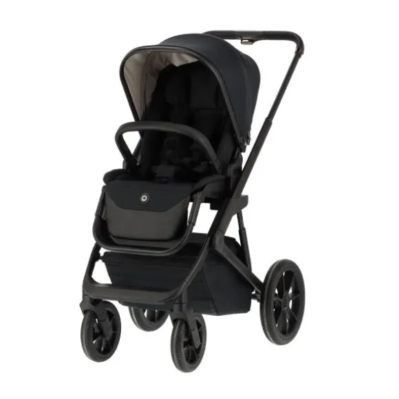 Qute Q-Rider Plus Kinderwagen - Denim Blue | Kidsriver Curve Autostoel - Black