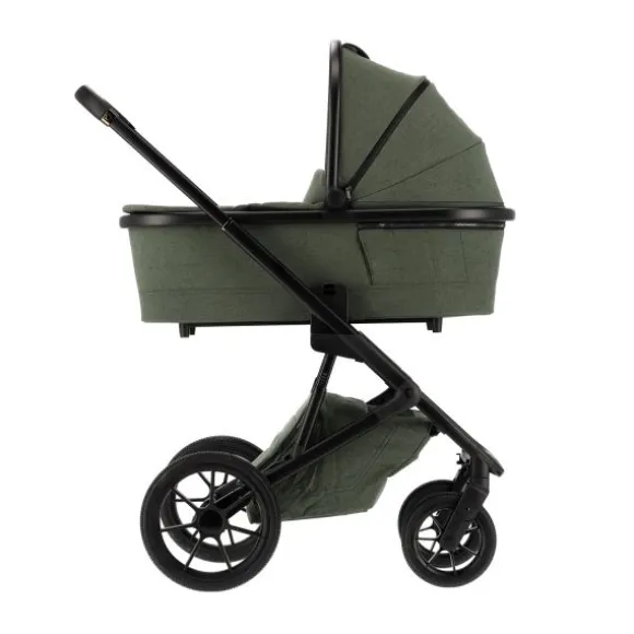 Qute Q-Rider Plus Kinderwagen - Denim Blue | Kidsriver Curve Autostoel - Black