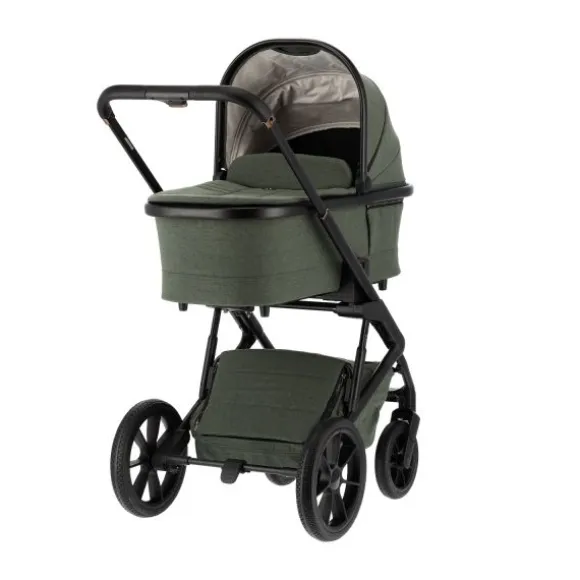 Qute Q-Rider Plus Kinderwagen - Denim Blue | Kidsriver Curve Autostoel - Black