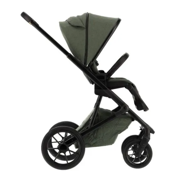 Qute Q-Rider Plus Kinderwagen - Denim Blue | Kidsriver Curve Autostoel - Black