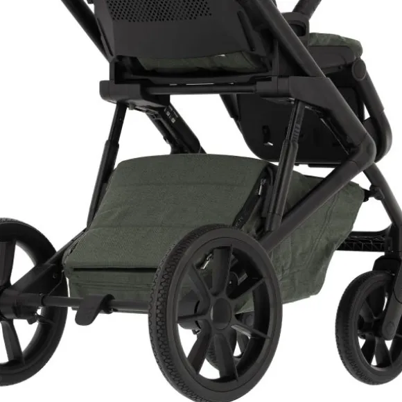 Qute Q-Rider Plus Kinderwagen - Denim Blue | Kidsriver Curve Autostoel - Black