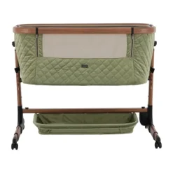 Qute Q-wiggle electric Co-Sleeper cream - white wash