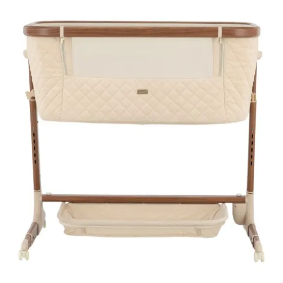 Qute Q-wiggle electric Co-Sleeper cream - white wash