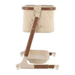 Qute Q-wiggle electric Co-Sleeper cream - white wash