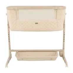 Qute Q-wiggle electric Co-Sleeper cream - white wash