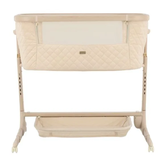 Qute Q-wiggle electric Co-Sleeper cream - white wash