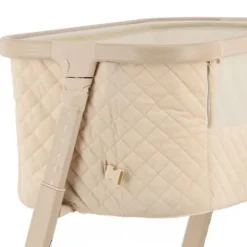 Qute Q-wiggle electric Co-Sleeper cream - white wash