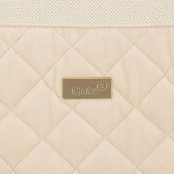 Qute Q-wiggle electric Co-Sleeper cream - white wash
