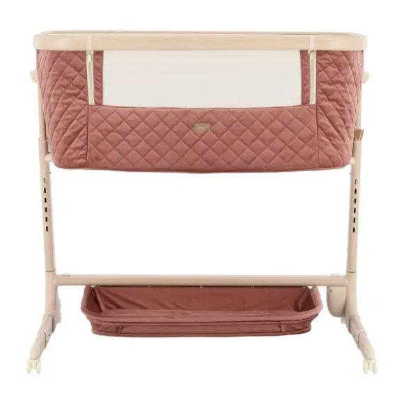 Qute Q-wiggle electric Co-Sleeper cream - white wash