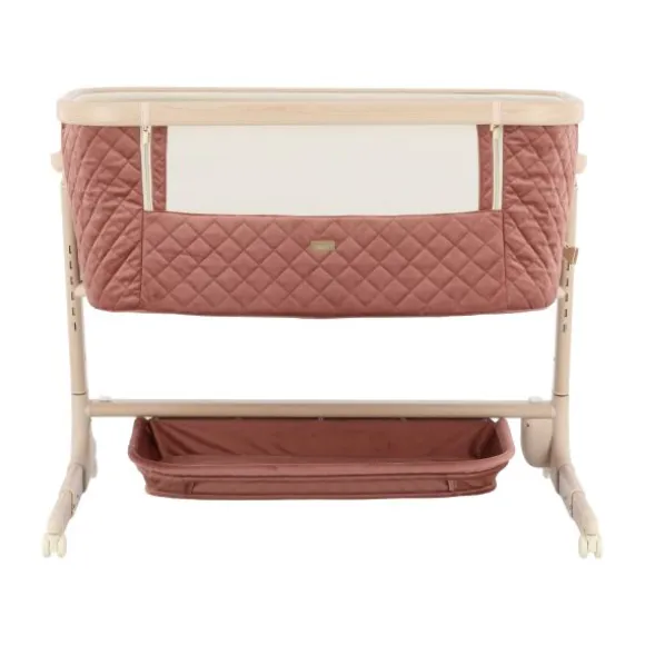 Qute Q-wiggle electric Co-Sleeper cream - white wash