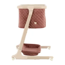 Qute Q-wiggle electric Co-Sleeper cream - white wash