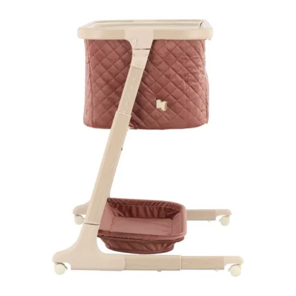 Qute Q-wiggle electric Co-Sleeper cream - white wash
